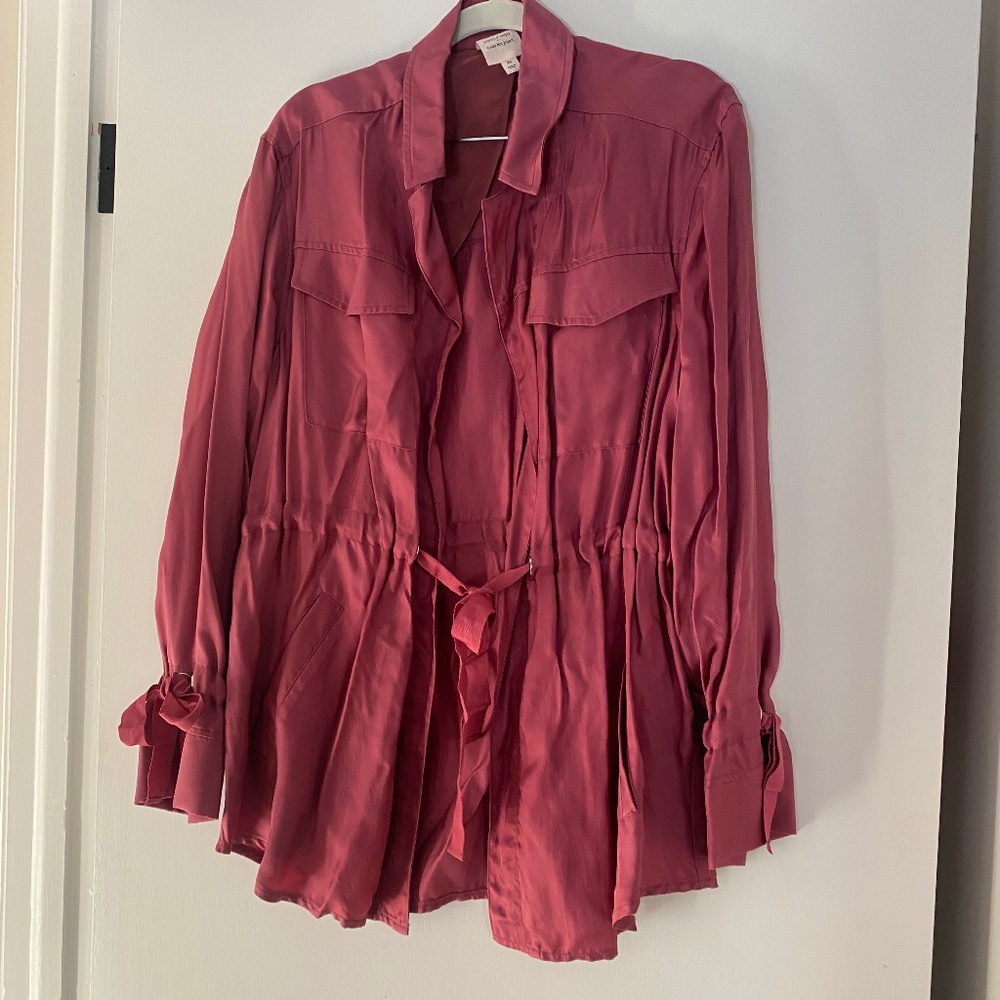 Blazer with Sash-Tie front